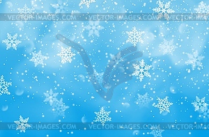 Winter backdrop, Xmas and New Year background - vector image