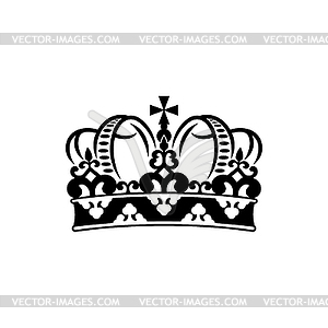 Символ монархии королевская корона - векторный клипарт
