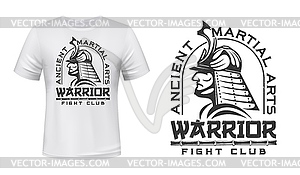 Футболка Warriors Fight Club принт, боевые искусства - векторизованное изображение