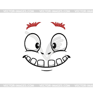 toothy smile cartoon