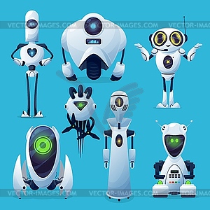 Будущие роботы, инопланетный робот-персонаж - изображение в формате EPS