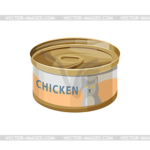 Pet grass bowl, cats care, animals food supplement - vector clip art