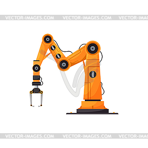 Роботизированная рука для автоматизации производства - изображение в векторном виде