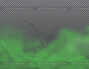 Зеленый неприятный запах, зловоние и вонючий дым - клипарт в векторе