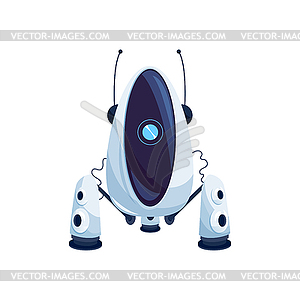 Ai robot antennas, suctions, sophisticated machine - vector clip art