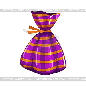 Sweet confectionery food, holiday nutrition treat - vector clipart