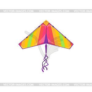 Kite Uttarayan or Maghi festival symbol - vector image