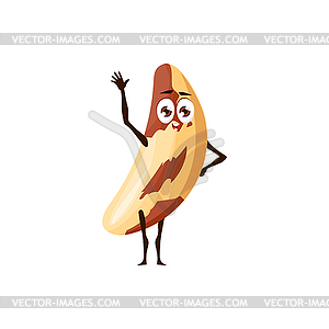 Bean with spots emoji emoticon character - vector image