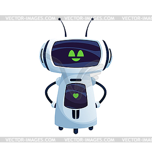 Automaton mechanical device imitating human being - vector clip art