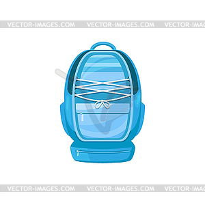 Kids schoolbag icon, rucksack - royalty-free vector clipart