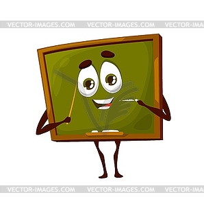 Cartoon school board cute character - vector clip art