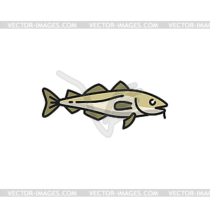 Sardine Portugal fish cartoon anchovy - vector clipart