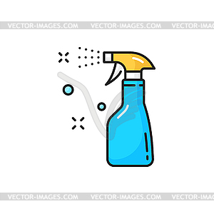 Spray bottle icon of sprayer disinfection - vector clipart