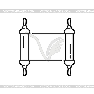 Holy manuscript Chinese New Year decor - vector clipart