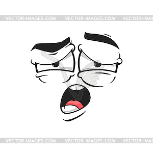 Tired Face With Lolling Tongue Icon Stock Illustration - Download