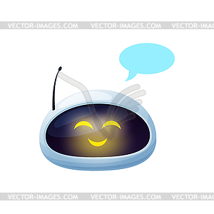 Virtual chatbot online ai support assistant bot - vector image