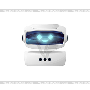 Robot chatbot online customer support bot helper - vector image