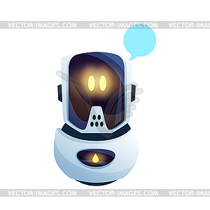 Talkbot chatterbot virtual online support chatbot - vector image