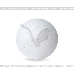 Realistic volleyball ball, sports accessory - vector image