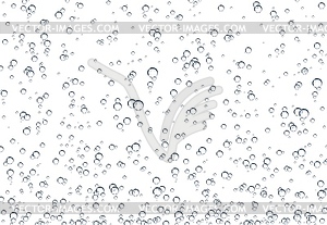 Realistic fizz bubbles, underwater or soda water - vector clipart / vector image