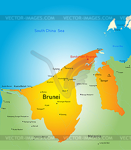 Brunei - vector clipart