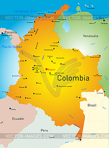 Colombia - vector clipart