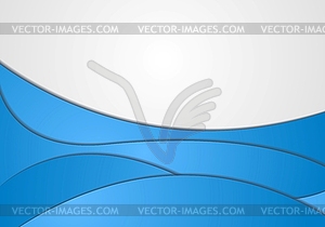Abstract elegant wavy design - vector clip art