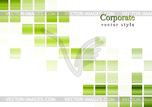 Bright green tech background - vector image