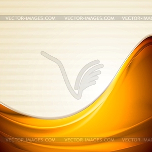 Bright smooth iridescent waves design - vector clip art