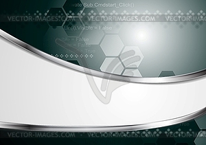 Dark hi-tech background - vector clipart