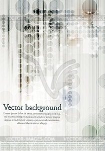 Modern technical background - vector image