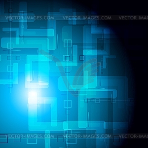 Dark tech backdrop - vector image