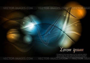 Shiny waves background - royalty-free vector image