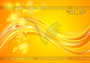 Ярко-желтые волнистые фоне - графика в векторе