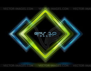 Colourful abstract shapes. logo - vector clipart