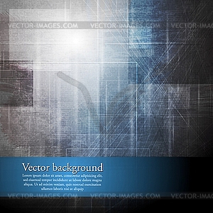 Abstract grunge hi-tech design - vector clipart