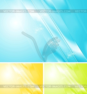 Bright shiny design - vector clipart / vector image