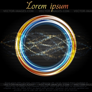 Colourful abstract rings. logo - vector image