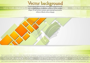 Bright squares design background - vector image