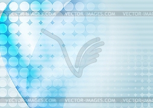 Bright blue abstract - vector clipart