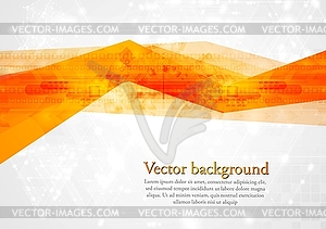 Bright tech design - color vector clipart