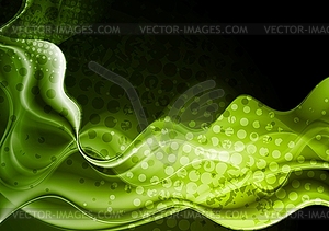 Grunge waves elegant background - vector clip art