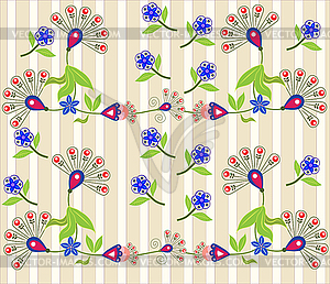 Floral texture - vector image