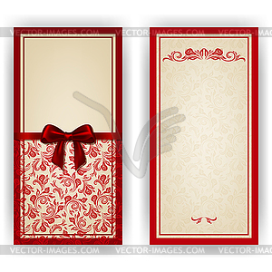 Elegant template for luxury invitation, card - vector image