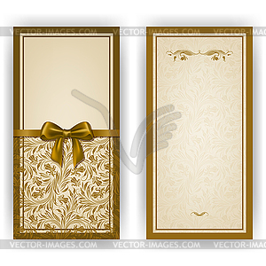 Elegant template for luxury invitation, card - vector clipart