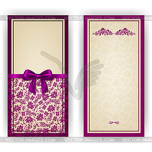 Elegant template for luxury invitation, card - stock vector clipart