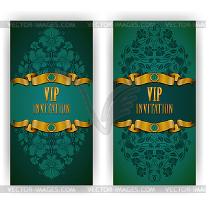 Elegant template for vip luxury invitation - vector EPS clipart