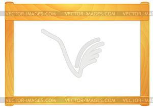 Wooden frame - vector clipart / vector image