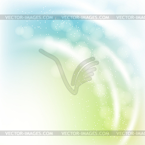 Abstract spring background with light - vector clip art