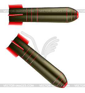 Atomic bomb - vector clip art